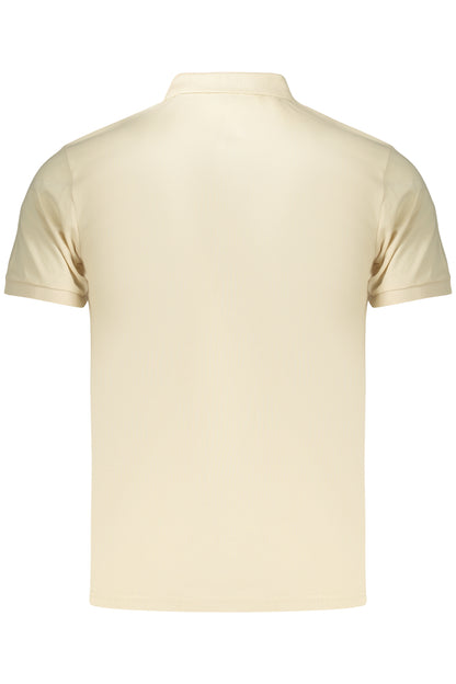 COVERI MOVING MEN'S SHORT-SLEEVE POLO SHIRT, BEIGE