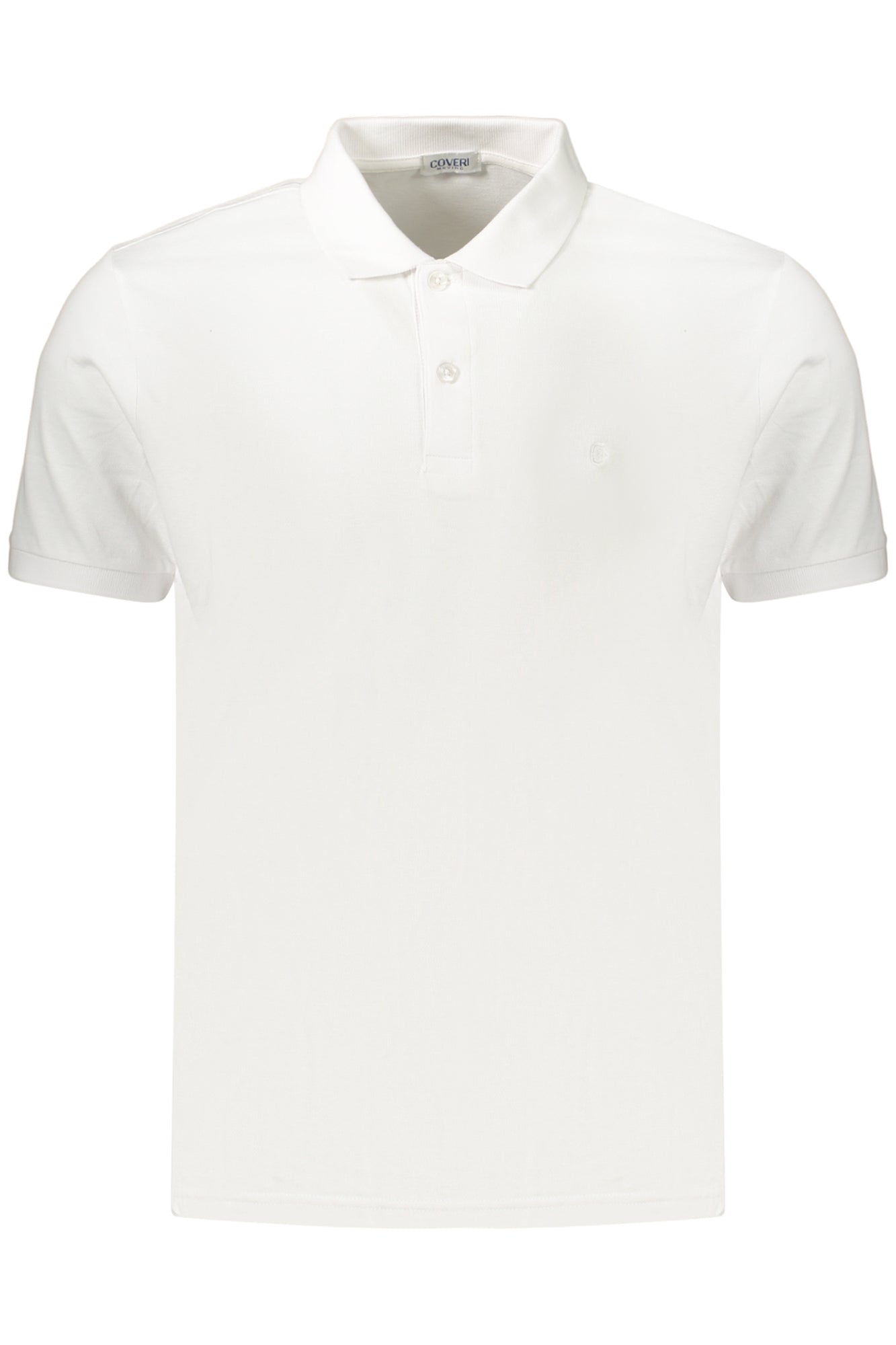 COVERI MOVING MEN'S SHORT-SLEEVE POLO SHIRT WHITE