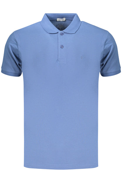 COVERI MOVING MEN'S SHORT-SLEEVE POLO SHIRT, BLUE
