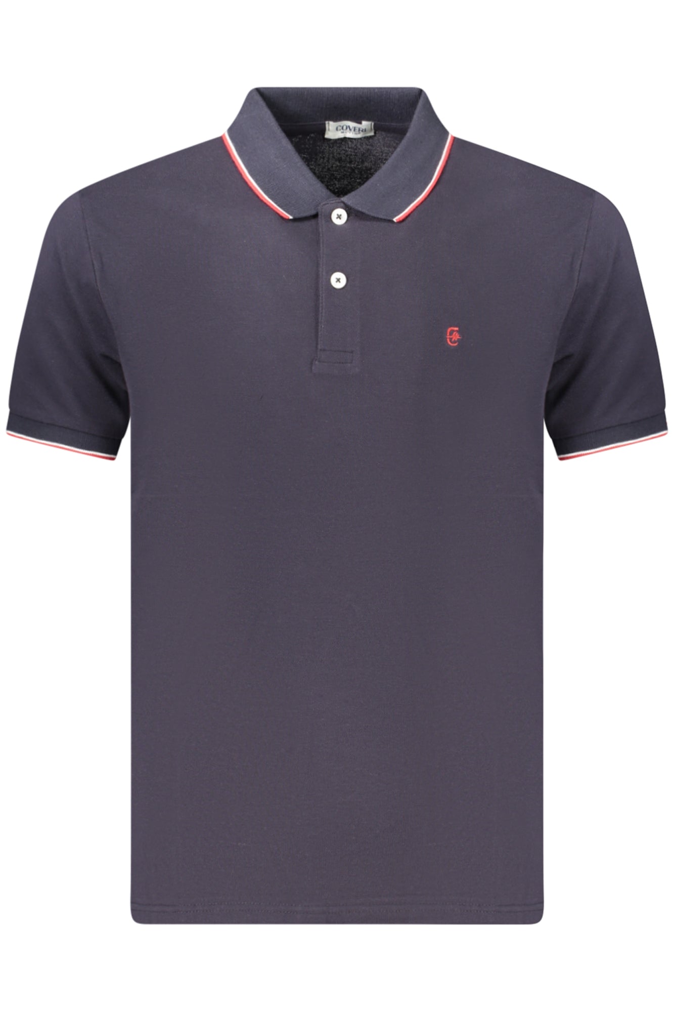 COVERI MOVING MEN'S SHORT-SLEEVE POLO SHIRT, BLUE