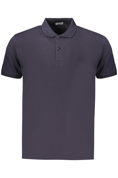 COVERI MOVING MEN'S SHORT-SLEEVE POLO SHIRT, BLUE