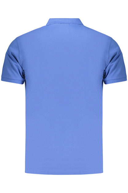 COVERI MOVING MEN'S SHORT-SLEEVE POLO SHIRT, BLUE