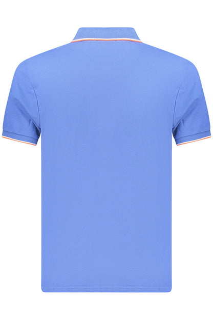 COVERI MOVING MEN'S SHORT-SLEEVE POLO SHIRT, BLUE