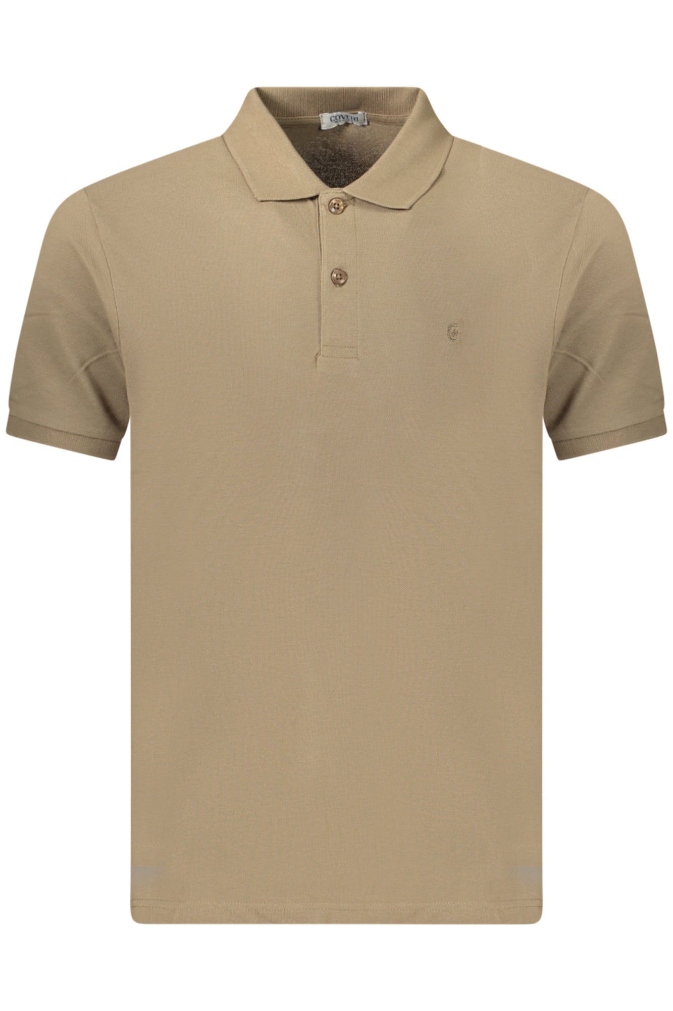 COVERI MOVING MEN'S SHORT-SLEEVE POLO SHIRT, BROWN