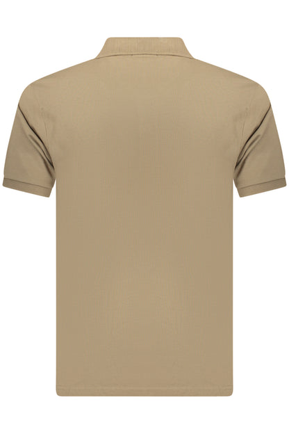 COVERI MOVING MEN'S SHORT-SLEEVE POLO SHIRT, BROWN