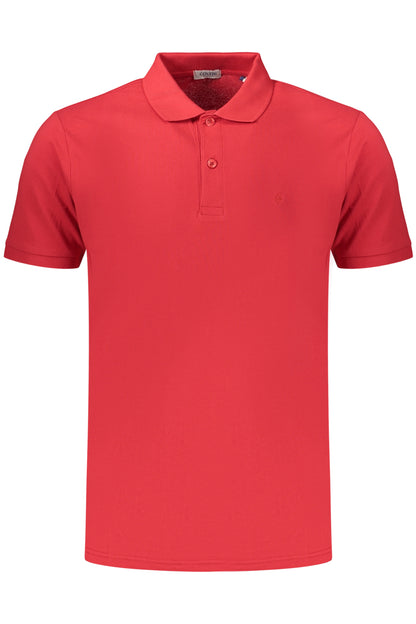 COVERI MOVING MEN'S SHORT-SLEEVE POLO SHIRT, RED