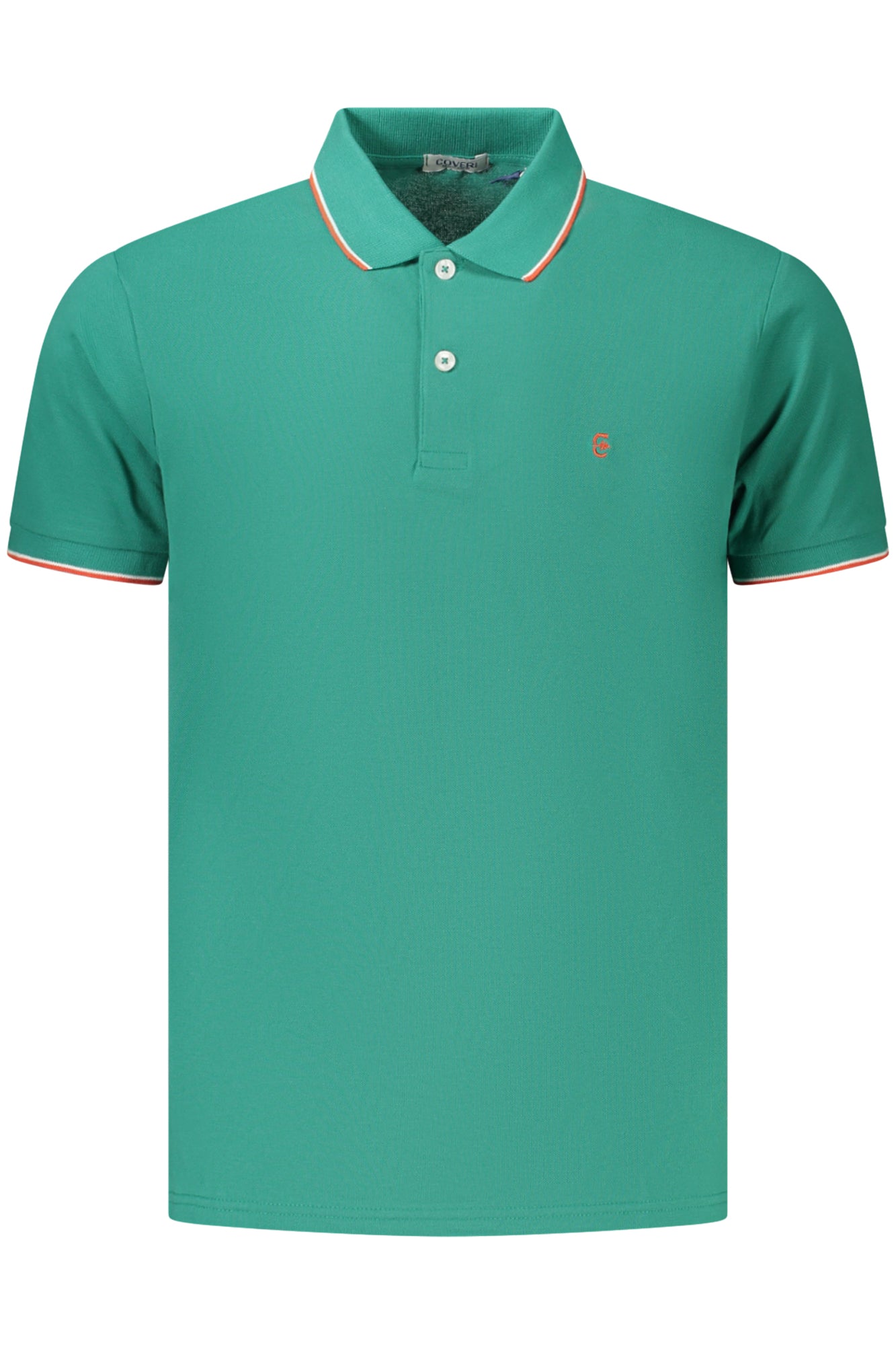 COVERI MOVING MEN'S SHORT-SLEEVE POLO SHIRT, GREEN