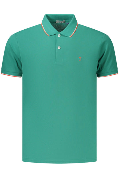 COVERI MOVING MEN'S SHORT-SLEEVE POLO SHIRT, GREEN
