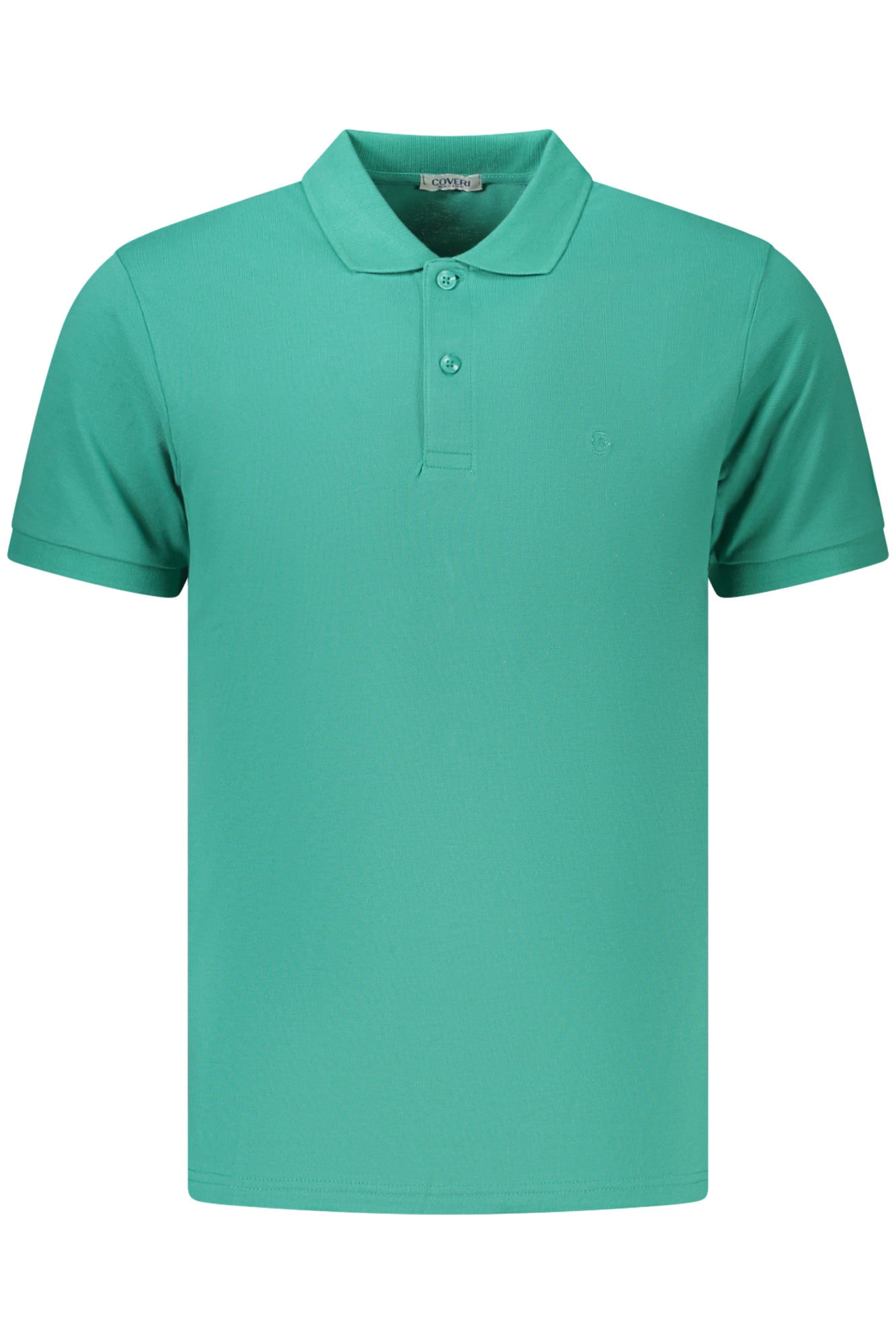 COVERI MOVING MEN'S SHORT-SLEEVE POLO SHIRT, GREEN
