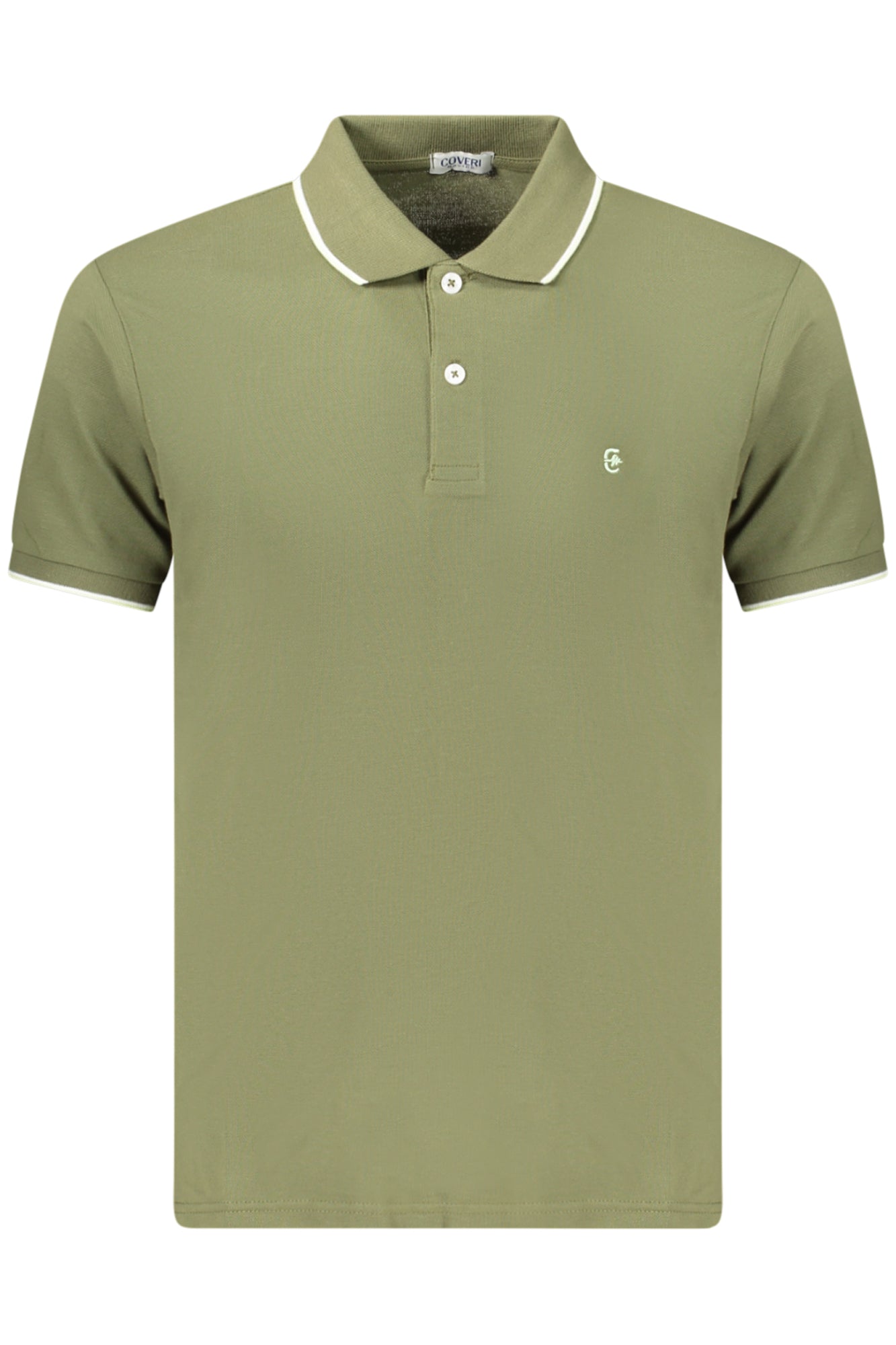 COVERI MOVING MEN'S SHORT-SLEEVE POLO SHIRT, GREEN