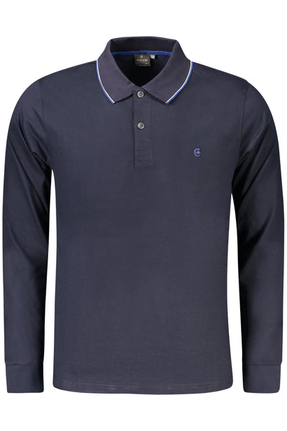COVERI MOVING POLO LONG SLEEVES MEN BLUE