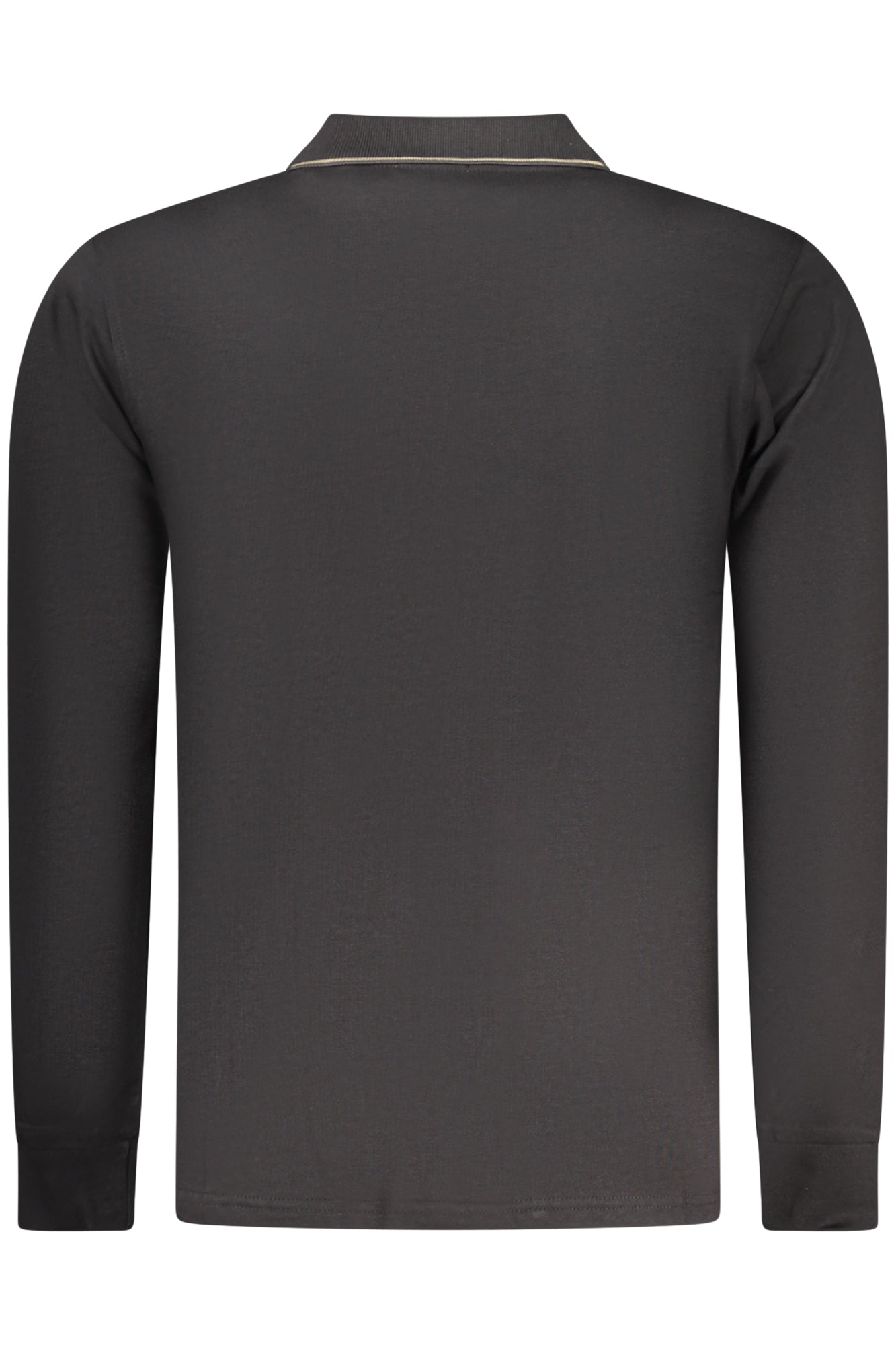 COVERI MOVING MEN'S LONG-SLEEVE POLO SHIRT BLACK