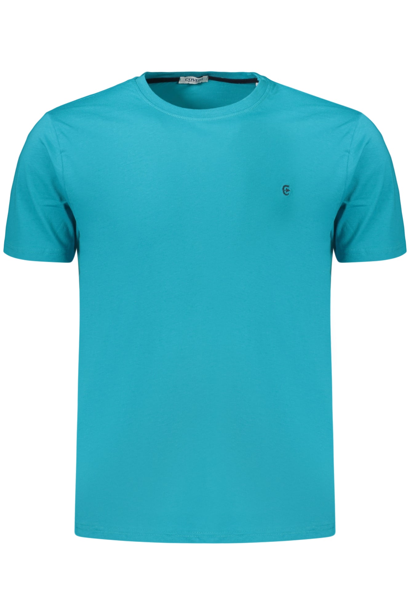 COVERI MOVING MEN'S SHORT-SLEEVED T-SHIRT, BLUE