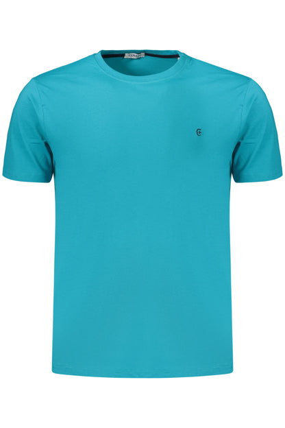 COVERI MOVING MEN'S SHORT-SLEEVED T-SHIRT, BLUE