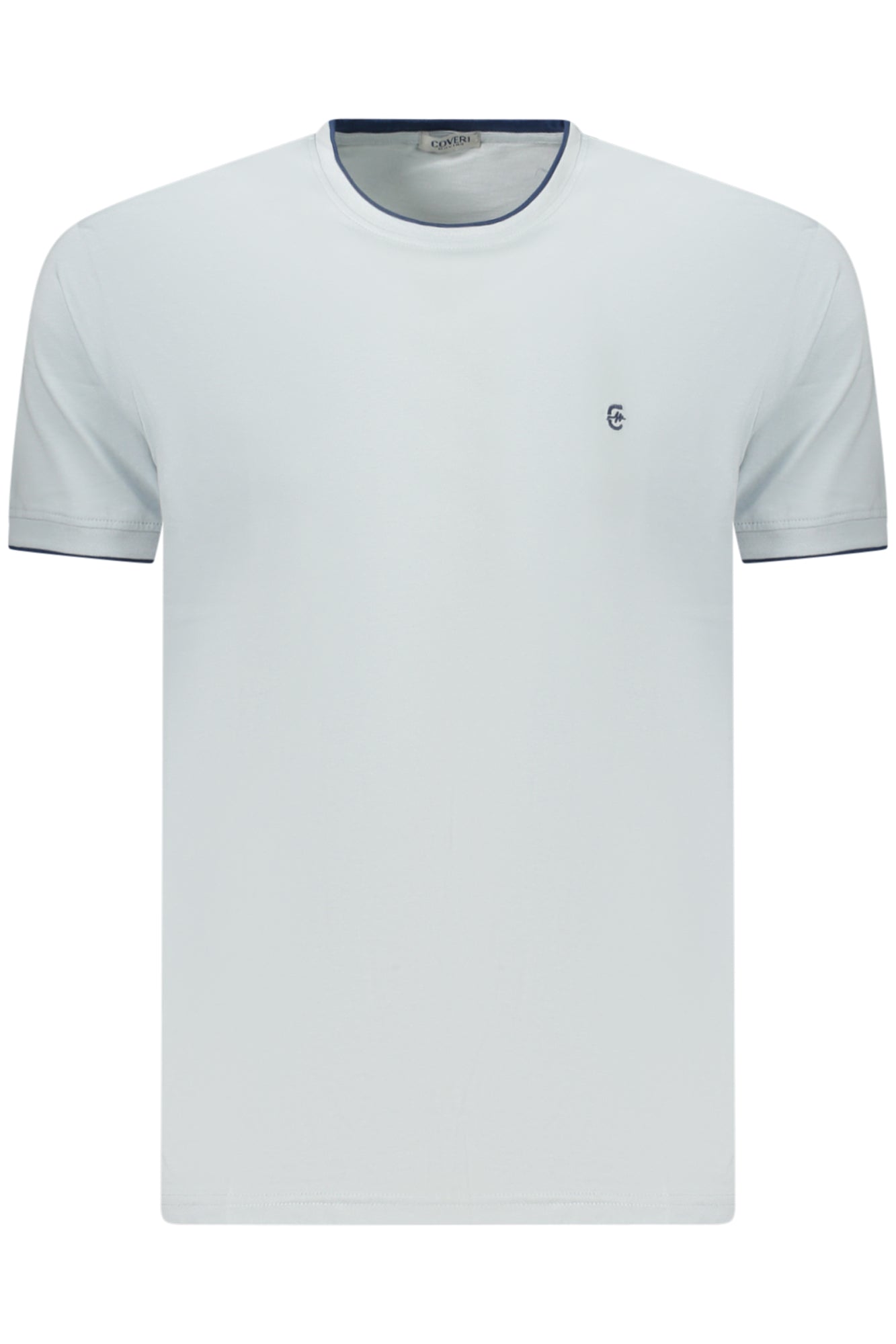 COVERI MOVING MEN'S SHORT-SLEEVED T-SHIRT, BLUE