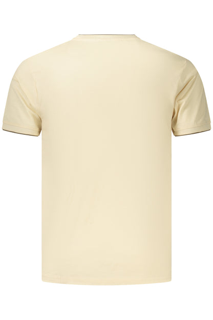 COVERI MOVING MEN'S SHORT-SLEEVE T-SHIRT, BEIGE