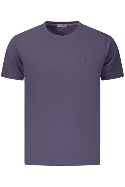 COVERI MOVING MEN'S SHORT-SLEEVE T-SHIRT, BLUE