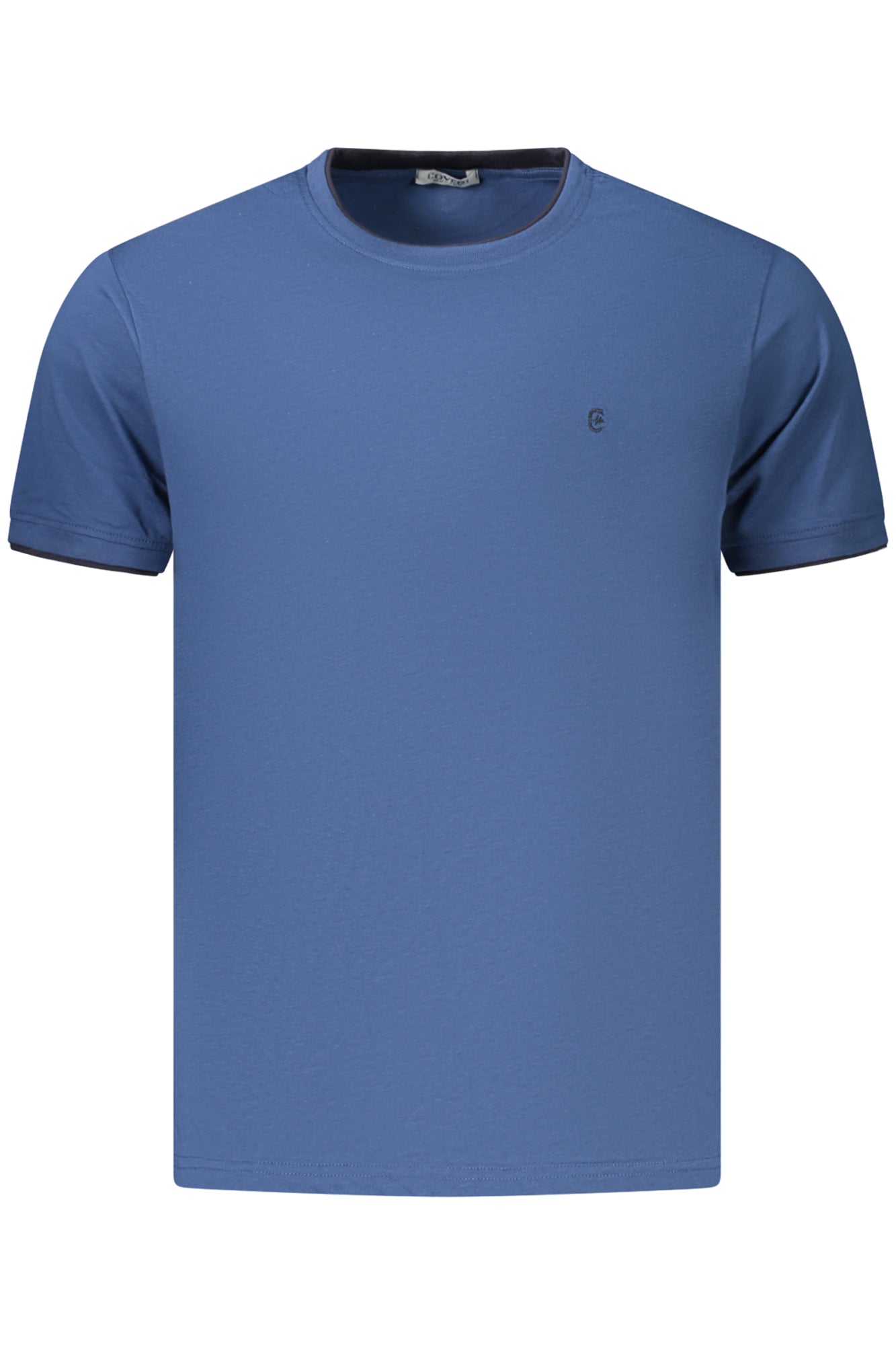 COVERI MOVING MEN'S SHORT-SLEEVE T-SHIRT, BLUE
