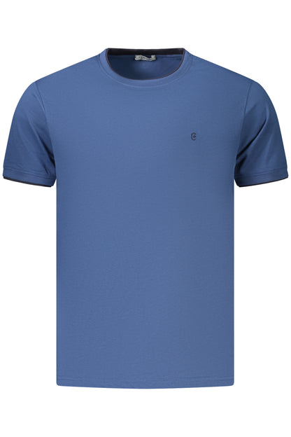 COVERI MOVING MEN'S SHORT-SLEEVE T-SHIRT, BLUE