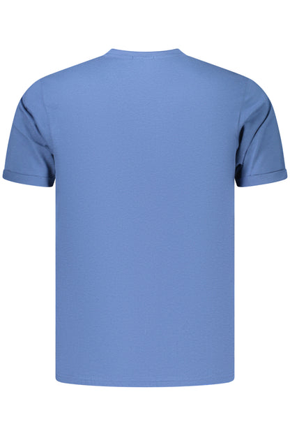 COVERI MOVING MEN'S SHORT-SLEEVE T-SHIRT, BLUE