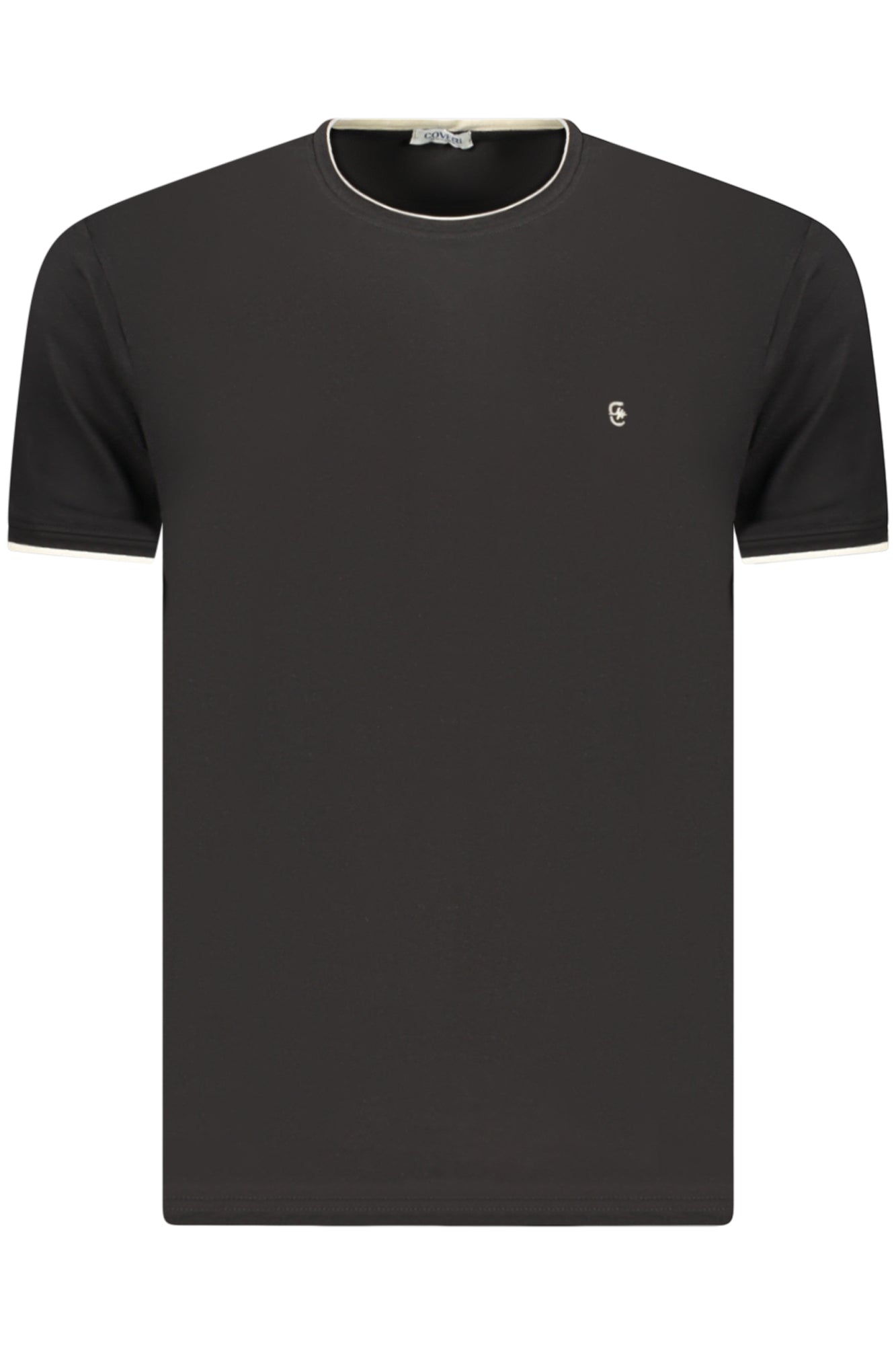 COVERI MOVING MEN'S SHORT-SLEEVE T-SHIRT BLACK