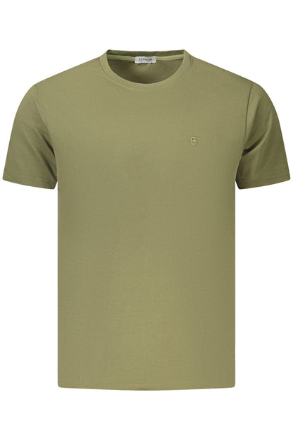 COVERI MOVING MEN'S SHORT-SLEEVED T-SHIRT GREEN