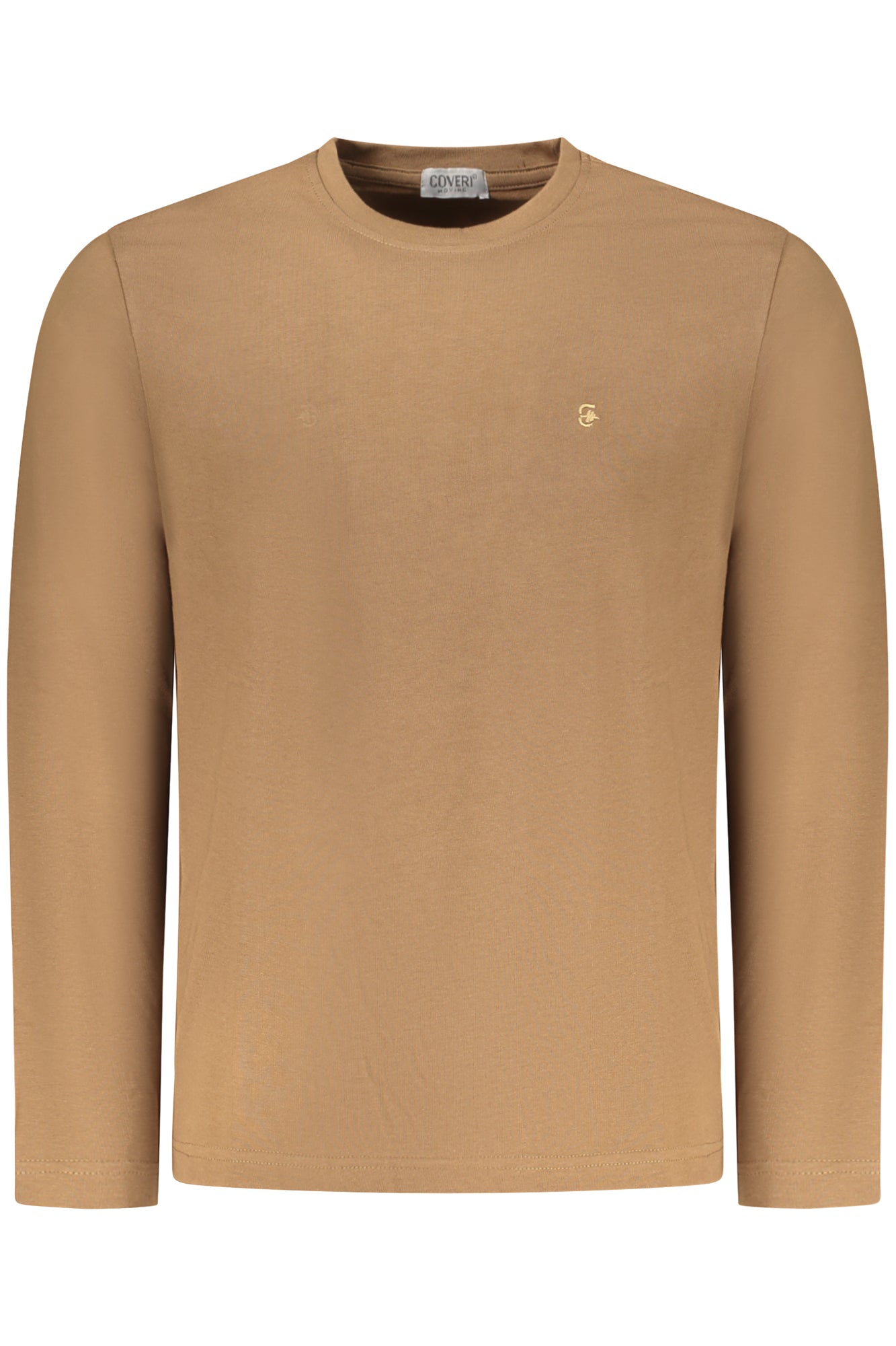 COVERI MOVING MEN'S LONG-SLEEVED T-SHIRT, BROWN