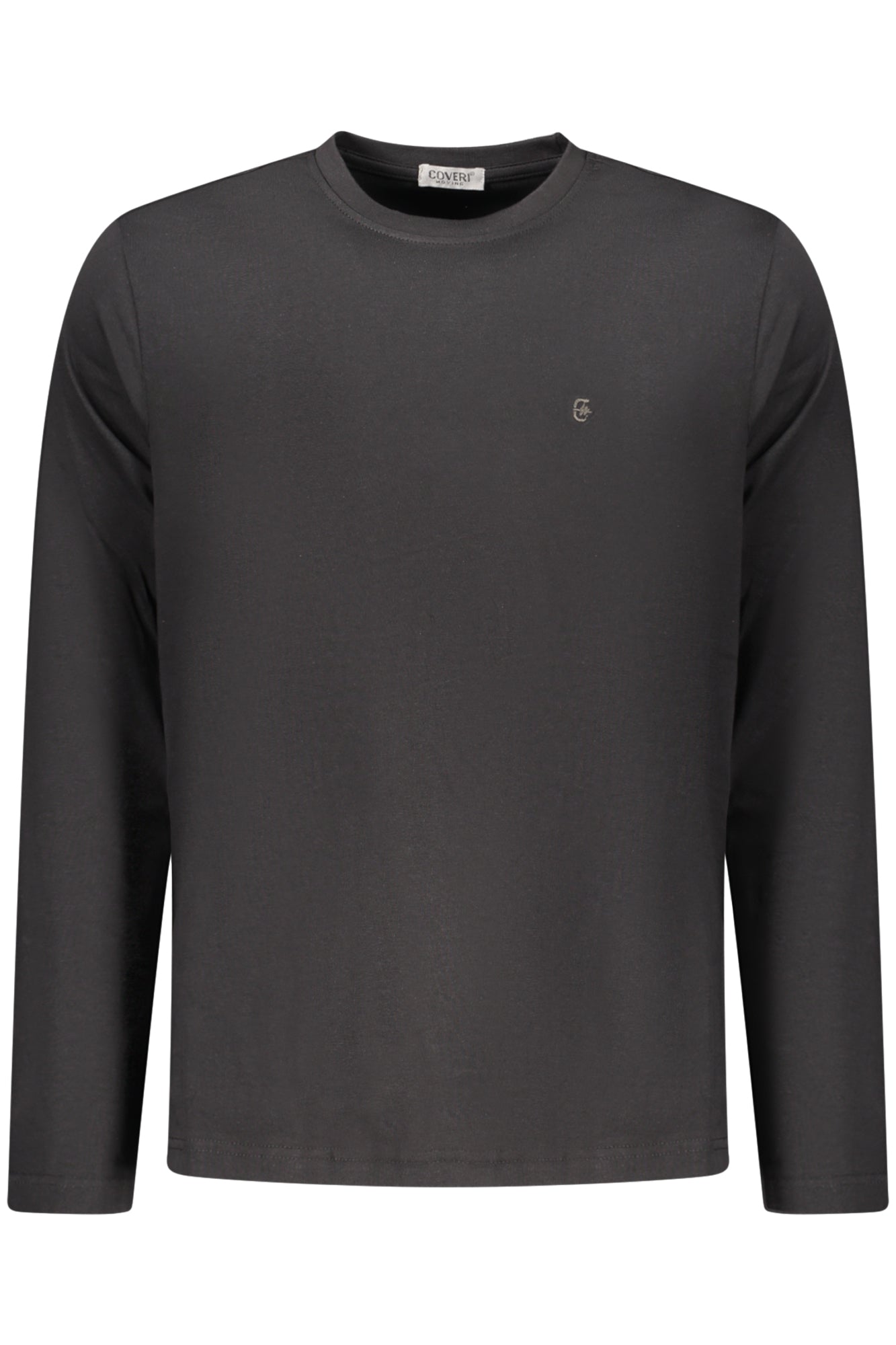 COVERI MOVING MEN'S LONG-SLEEVED T-SHIRT BLACK