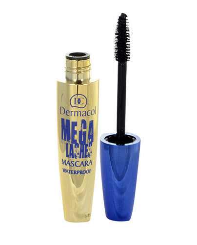 Dermacol Mega Lashes Waterproof Mascara mascara 12,5 ml Černá