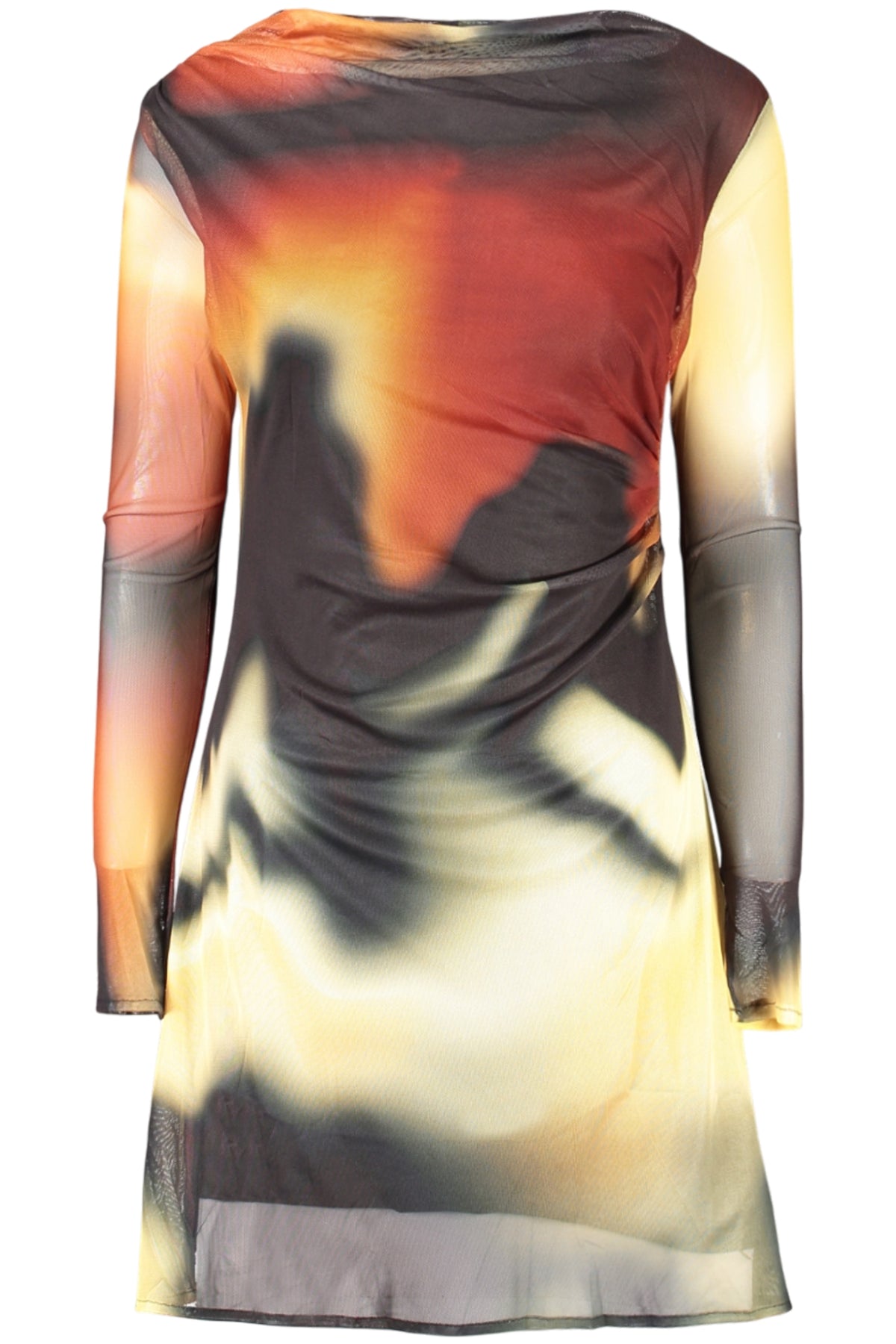 DESIGUAL SHORT DRESS FOR WOMEN IN BLACK