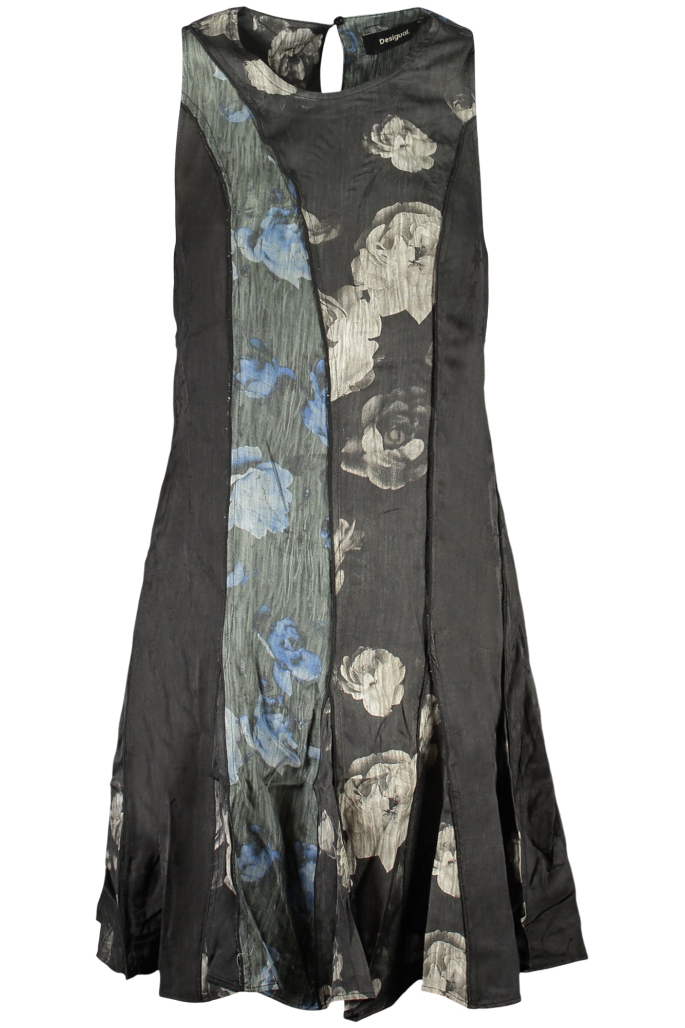 DESIGUAL SHORT DRESS FOR WOMEN IN BLACK