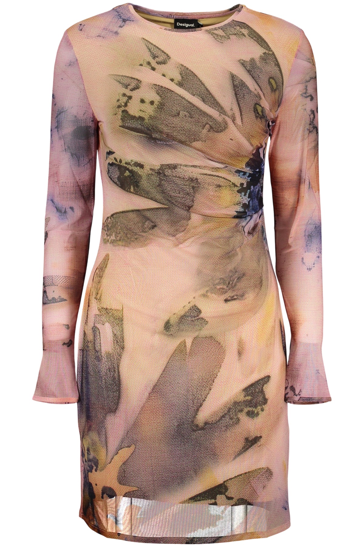 DESIGUAL WOMEN'S SHORT PINK DRESS