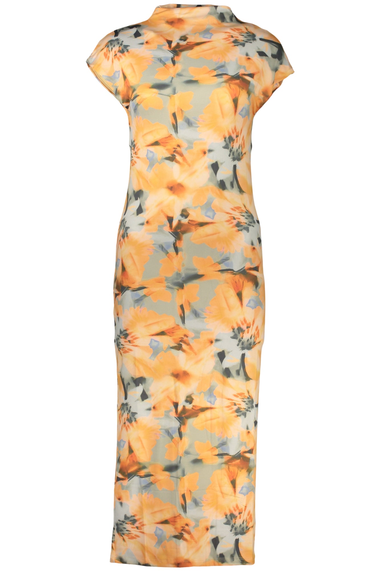 DESIGUAL WOMEN'S LONG DRESS ORANGE