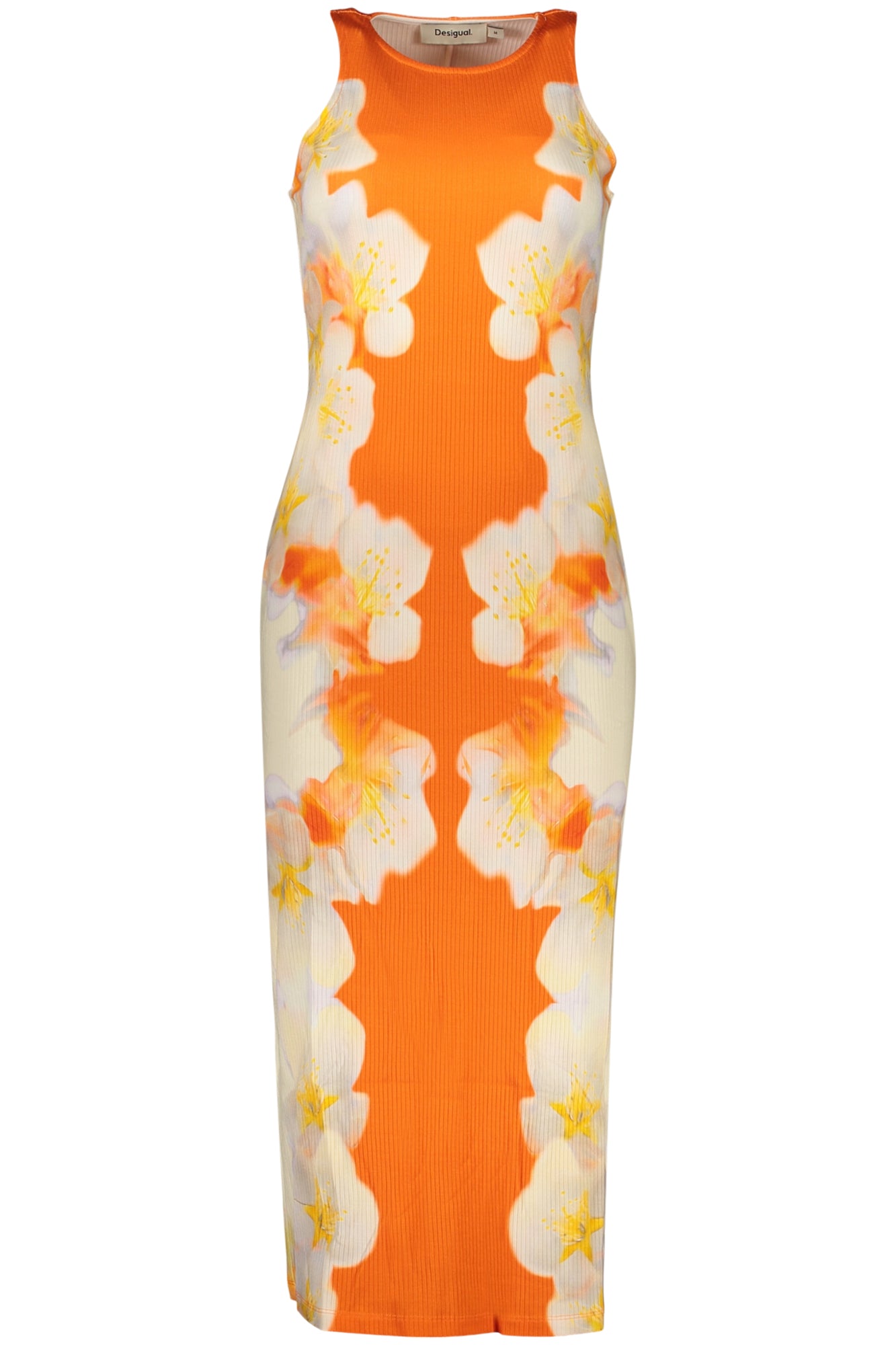 DESIGUAL WOMEN'S LONG DRESS ORANGE