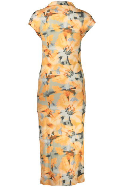 DESIGUAL WOMEN'S LONG DRESS ORANGE