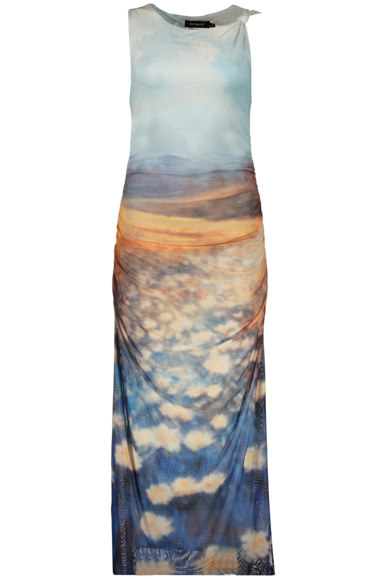 DESIGUAL WOMEN'S LONG DRESS, BLUE