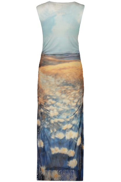 DESIGUAL WOMEN'S LONG DRESS, BLUE