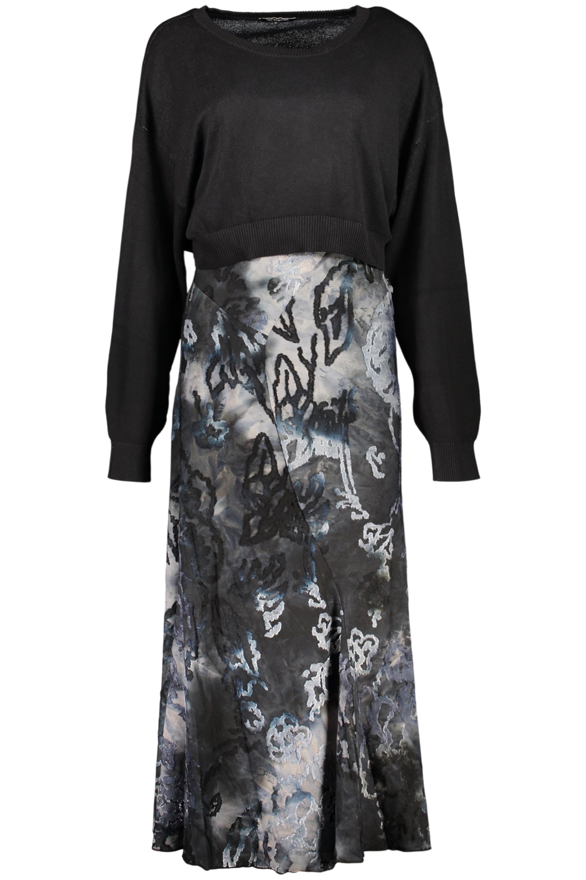 DESIGUAL WOMEN'S LONG BLUE DRESS