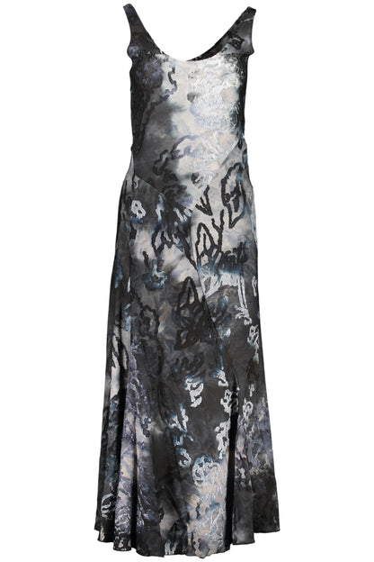 DESIGUAL WOMEN'S LONG BLUE DRESS