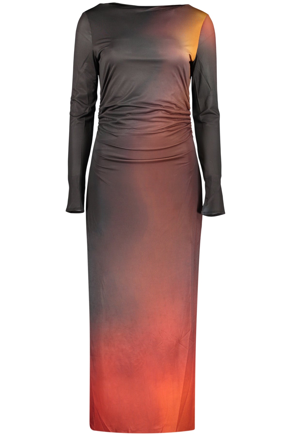 DESIGUAL WOMEN'S LONG BLACK DRESS