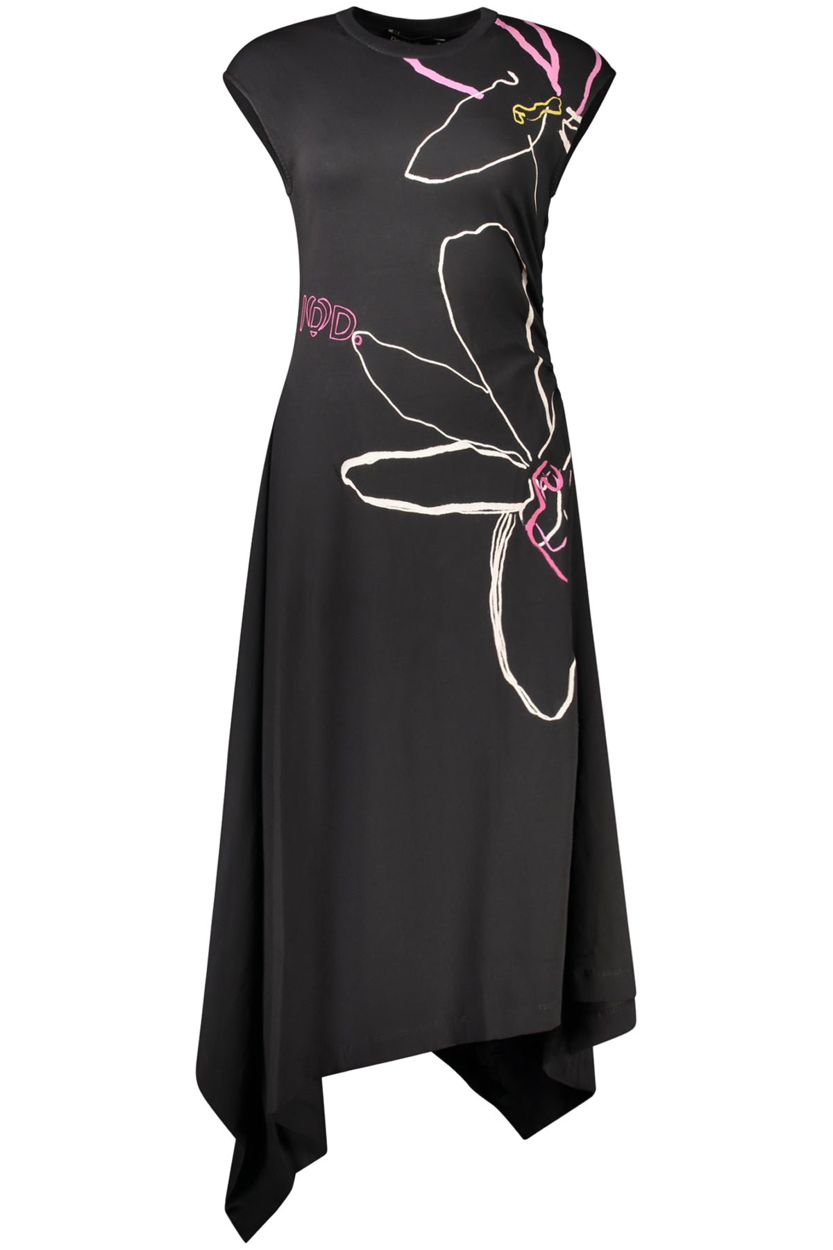 ROBE LONGUE NOIRE POUR FEMME DESIGUAL