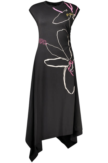 ROBE LONGUE NOIRE POUR FEMME DESIGUAL