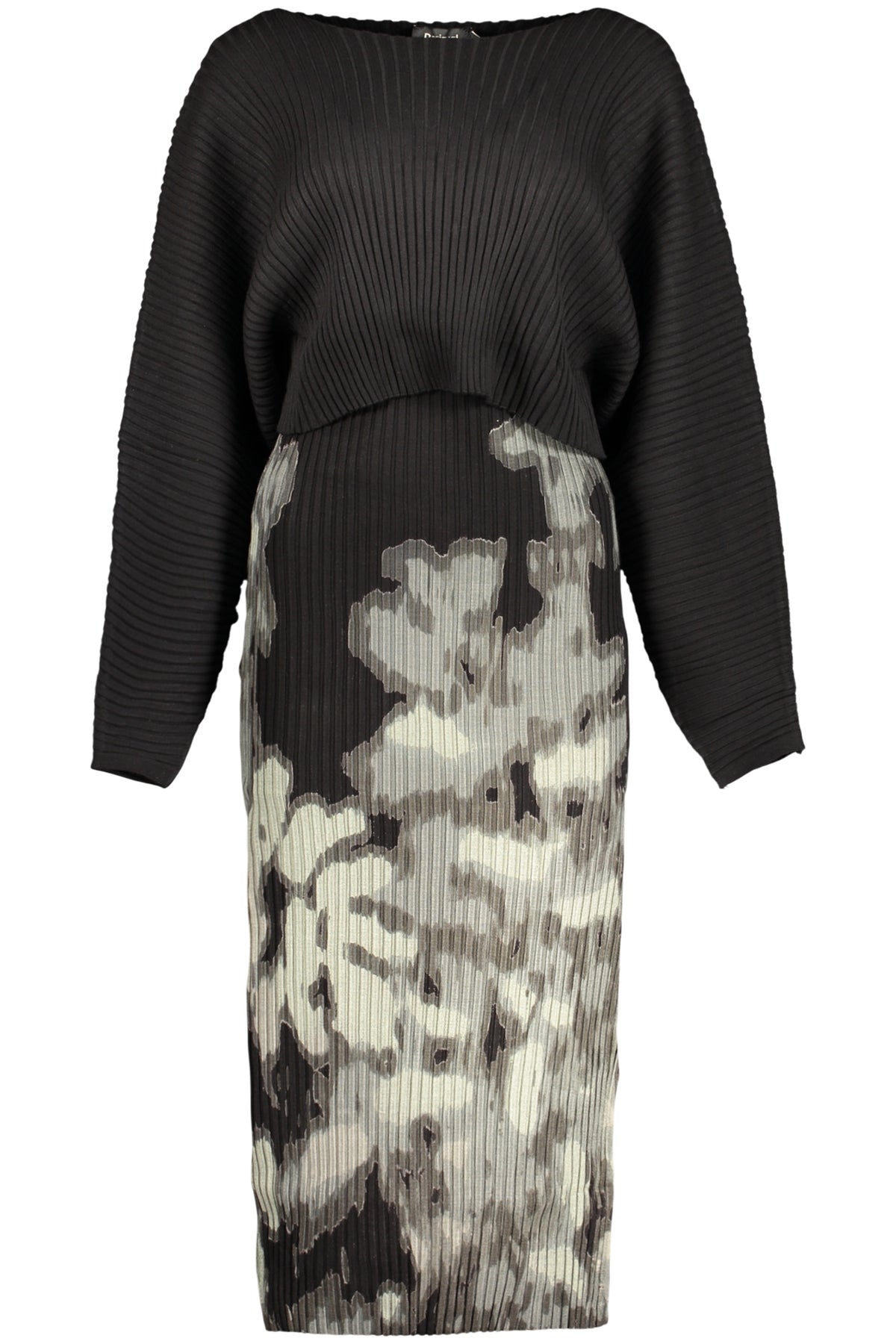 ROBE LONGUE NOIRE POUR FEMME DESIGUAL