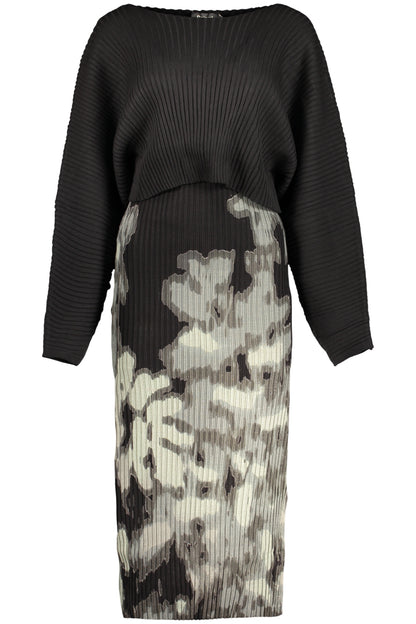 ROBE LONGUE NOIRE POUR FEMME DESIGUAL