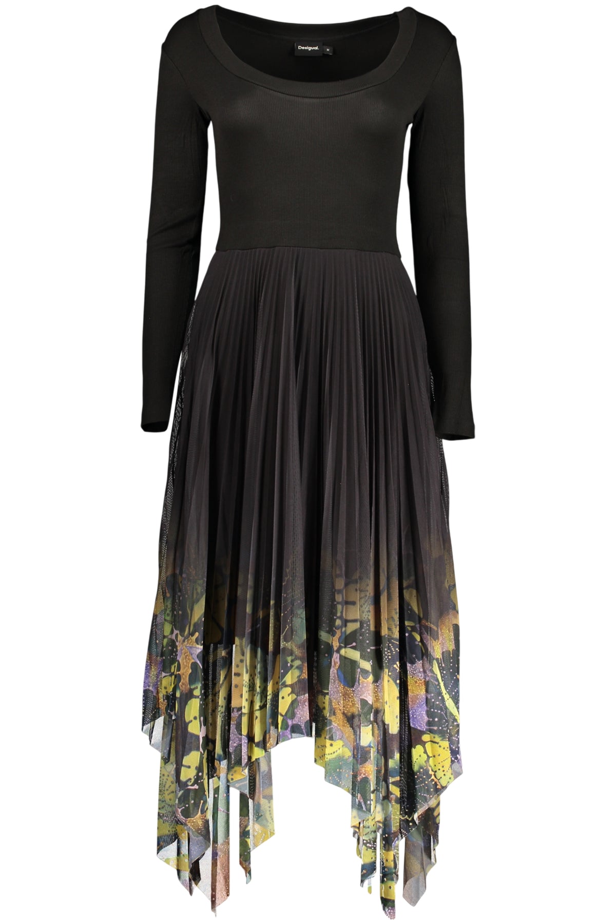 ROBE LONGUE NOIRE POUR FEMME DESIGUAL