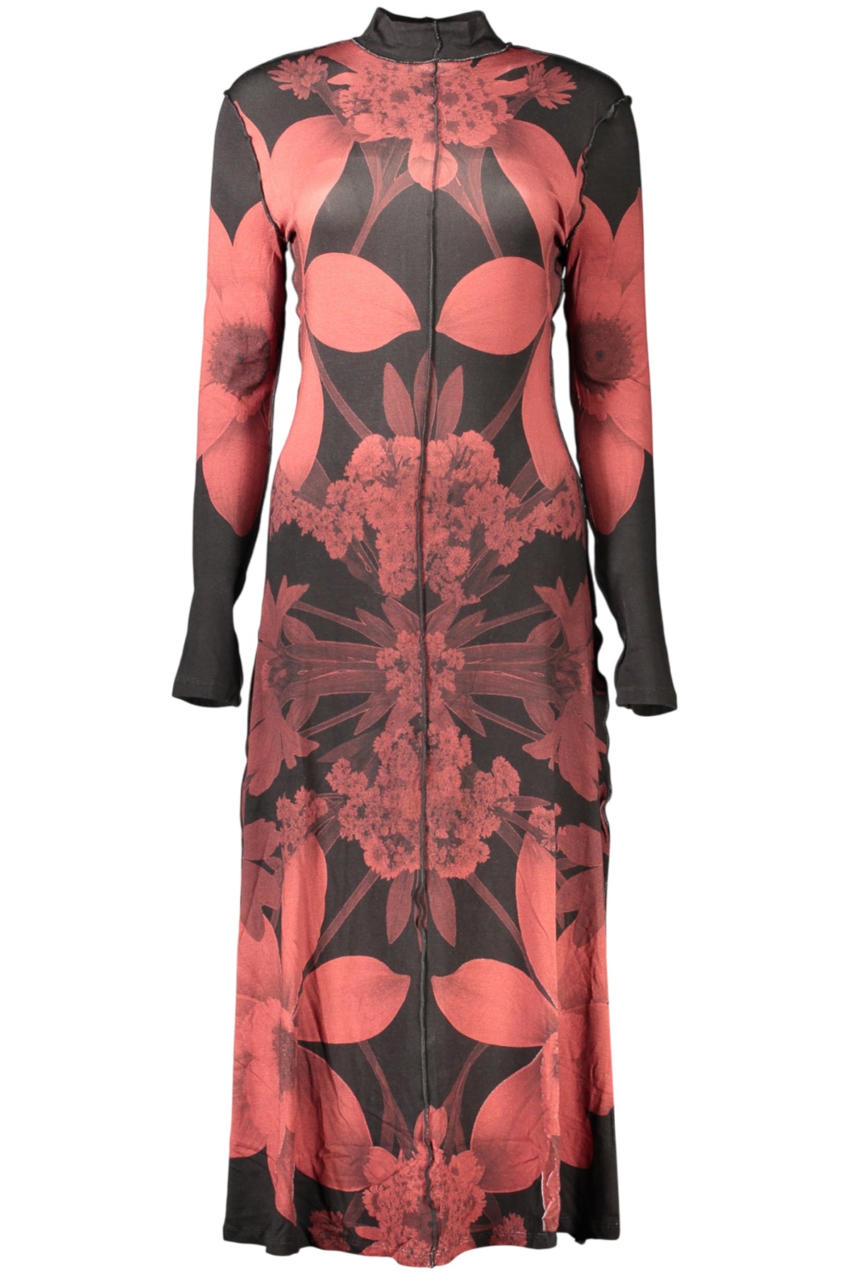 DESIGUAL WOMEN'S LONG BLACK DRESS