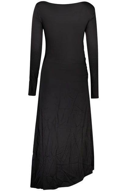 DESIGUAL WOMEN'S LONG BLACK DRESS