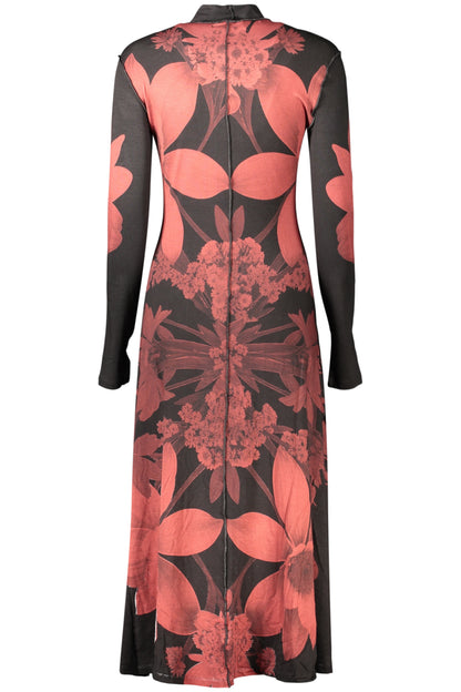 DESIGUAL WOMEN'S LONG BLACK DRESS