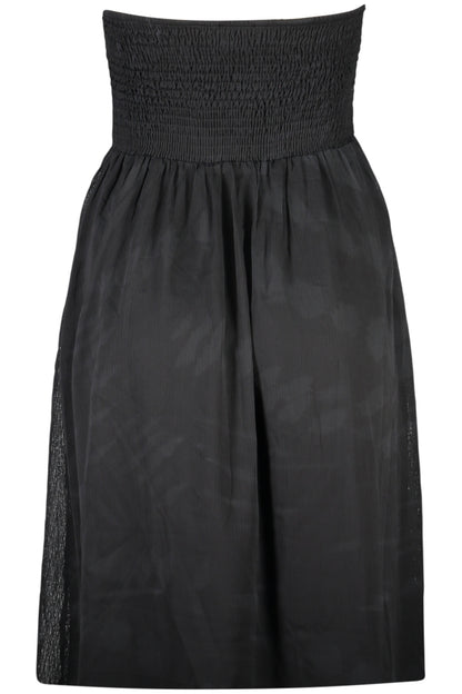 DESIGUAL WOMEN'S LONG BLACK DRESS