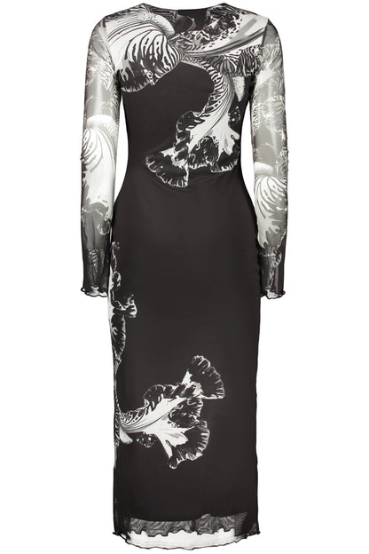 DESIGUAL WOMEN'S LONG BLACK DRESS
